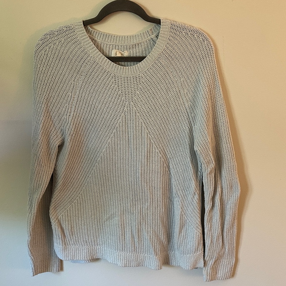 Lou & Grey Light Blue Knit Pullover